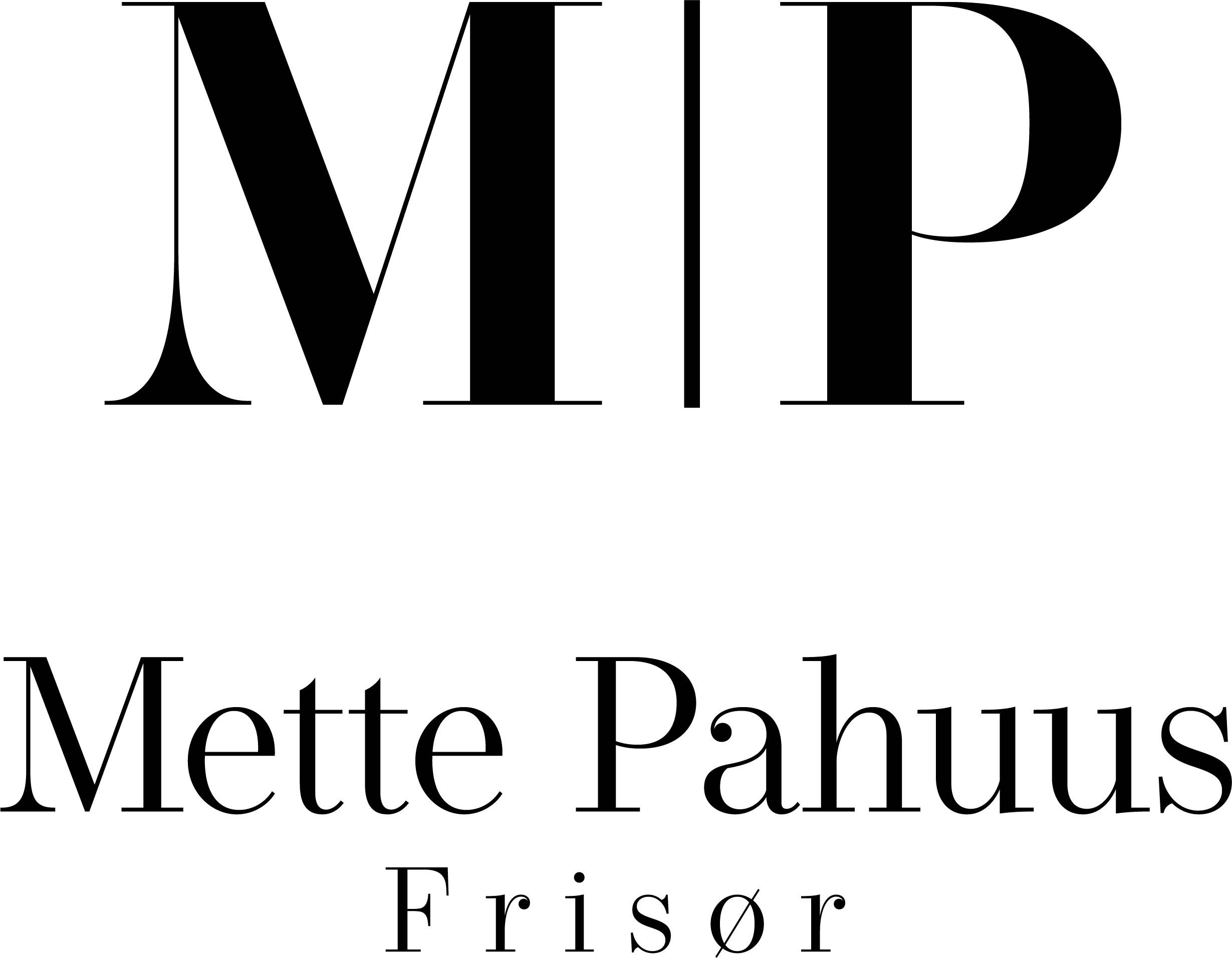 Logo, Mette Pahuus, Frisør, Frisørsalon, Salon